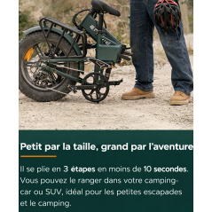 ENGWE Engine Pro 2.0 – Fat bike pliable puissant